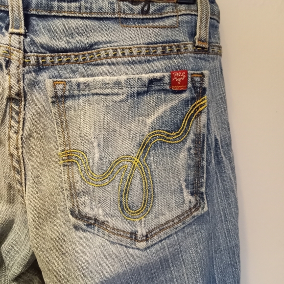 Women’s Light Wash Bootcut Jeans - Classic Denim ~ Free Shipping! ☆ - Picture 9 of 11